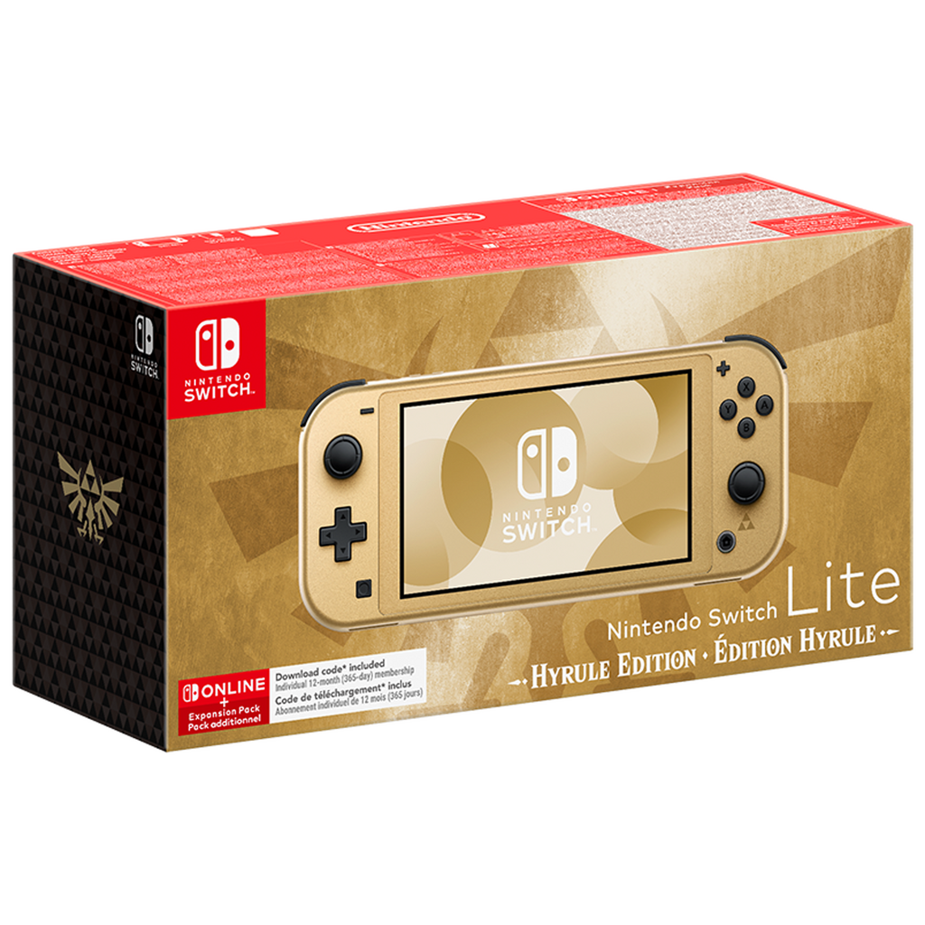 CONSOLA NINTENDO SWITCH LITE HYRULE EDITION +12NSO CONSOLA NINTENDO SWITCH LITE HYRULE EDITION +12NSO