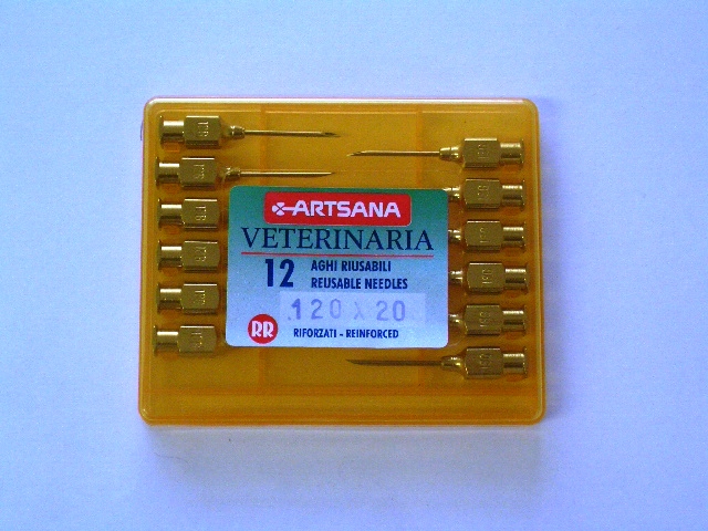 AGUJAS 20 x 0,8 L.L. DIL-VET 12 UNIDADES