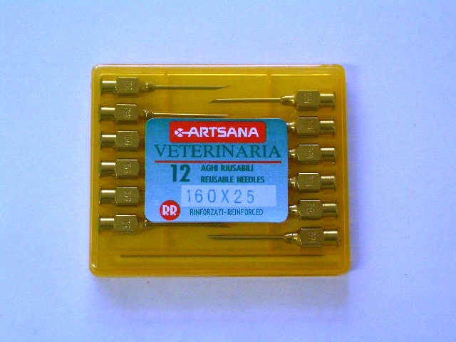 AGULHAS 25 x 1,6 ARTSANA 12 UNIDADES