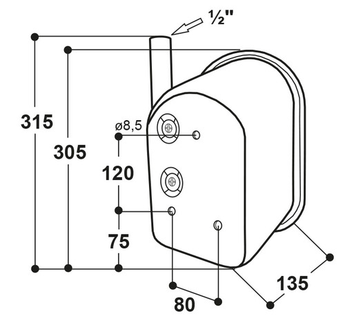 SUEVIA DRINKING FOUNTAIN MOD 74 , INOX 1