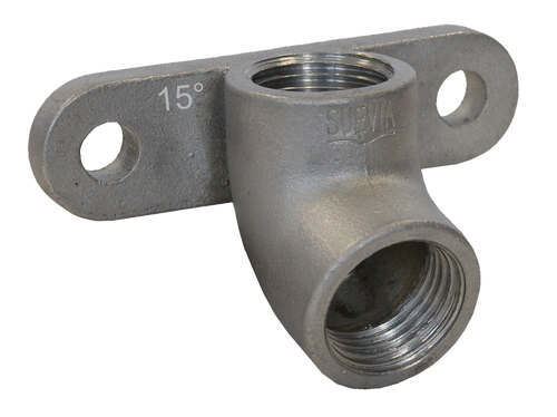ANGULO DE PARED MOD. 325 SALIDA 1X1/2", 15º , INOX