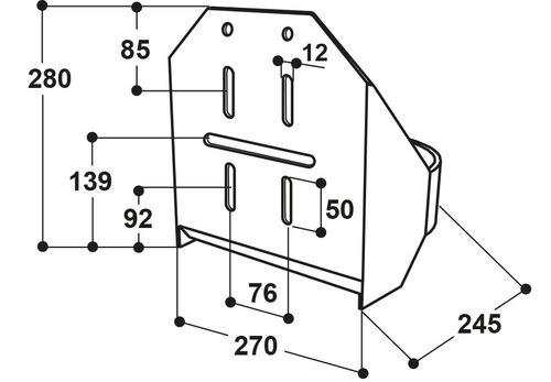 PROTECTION BRACKET MOD. 466 PAIR MOD 10P, 20 1