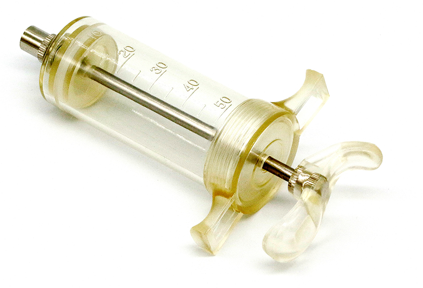 SERINGA DE PLÁSTICO 50 ML. REUTILIZÁVEL