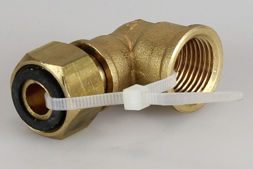 CODO DE UNIÓN CON JUNTA 1/2" LATERAL HEMBRA
