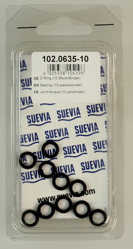 ANEL DE VEDAÇÃO 6,5 X 2 (BLISTER 10 PCS) 1