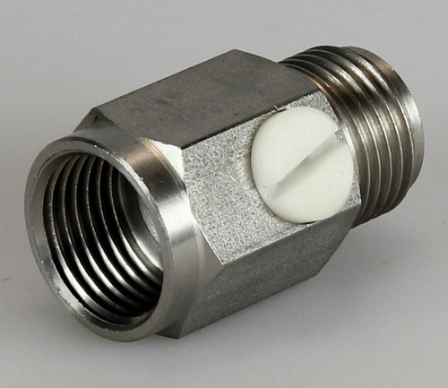 PEÇA DE REGULAÇÃO MOD. 657 AÇO INOXIDÁVEL, 1/2" MACHO-FÊMEA