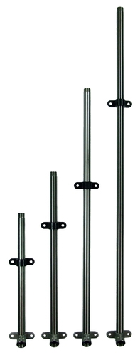 STAINLESS STEEL CONNECTION PIPE 1/2", 50 CM 1F OUTLET 30º