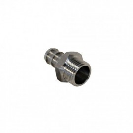CONEXION DE MANGUERA, INOX 1/2" MACHO , P-300