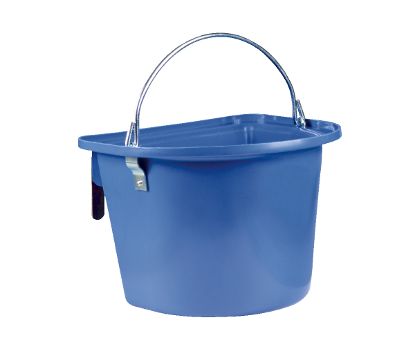 COMEDERO-BEBEDERO 14 L, ( GANCHO+ASA ), AZUL