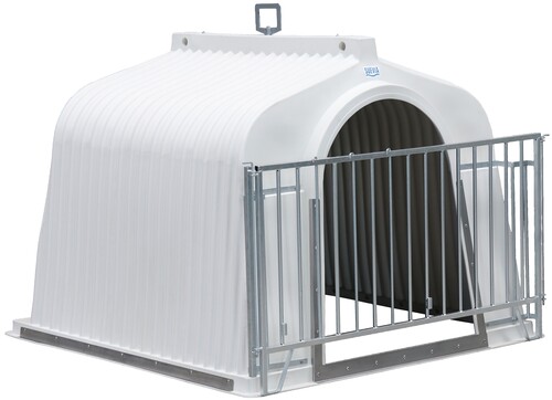 LARGE CAPACITY CALF HUTCH 1