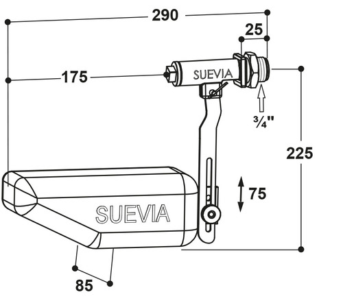 SUEVIA MAXIFLOW FLOAT MOD. 700 2