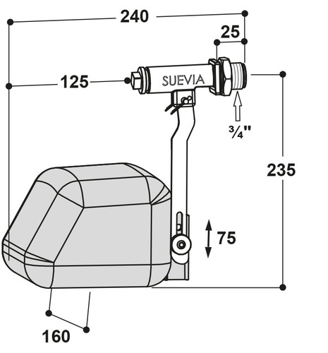 SUEVIA MASTERFLOW FLOAT MOD 739 (BAIXA PRESSÃO) 1
