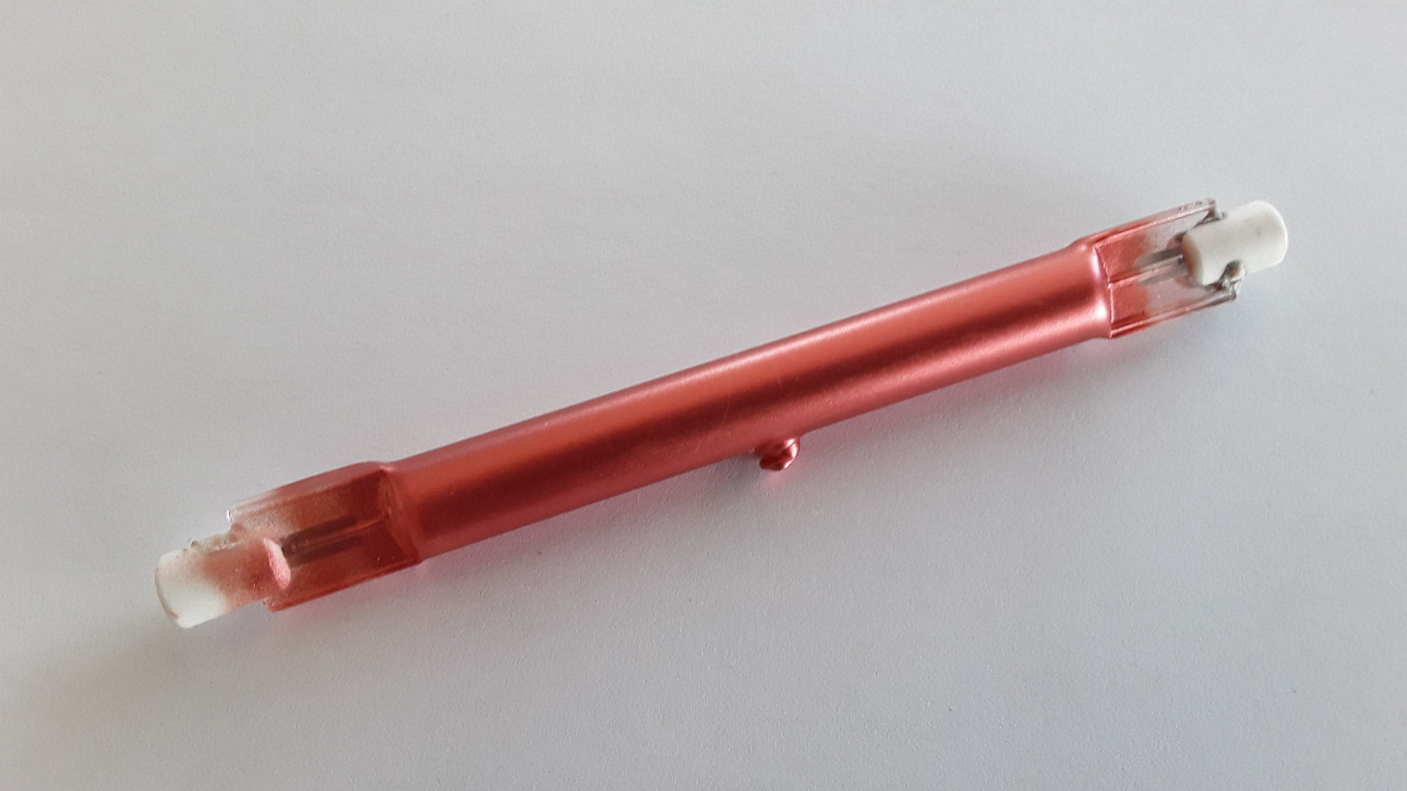 BOMBILLA HALOGENA DE CUARZO 175 W. ROJA 1