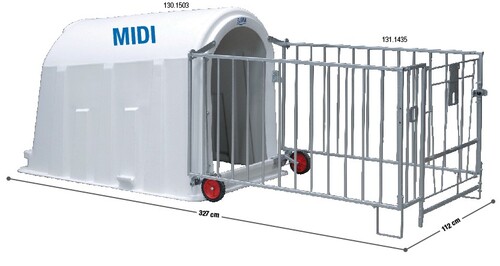 PARK FOR MINI/MIDI HUT, GALVANIZED 3