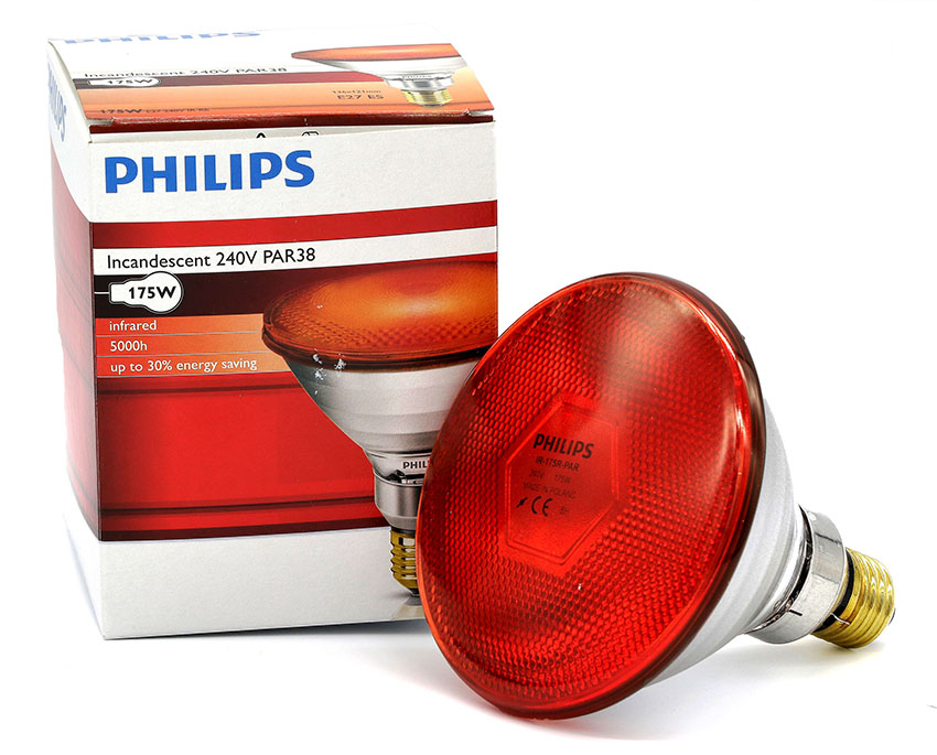 BOMBILLA INFRARROJOS 175 W. ROJA PHILIPS