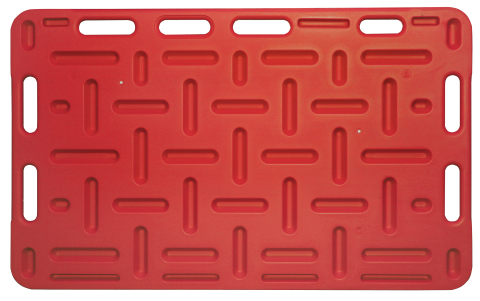 BARREIRA DE PUXAR PORCOS 120 x 76 x 3 CM. VERMELHO
