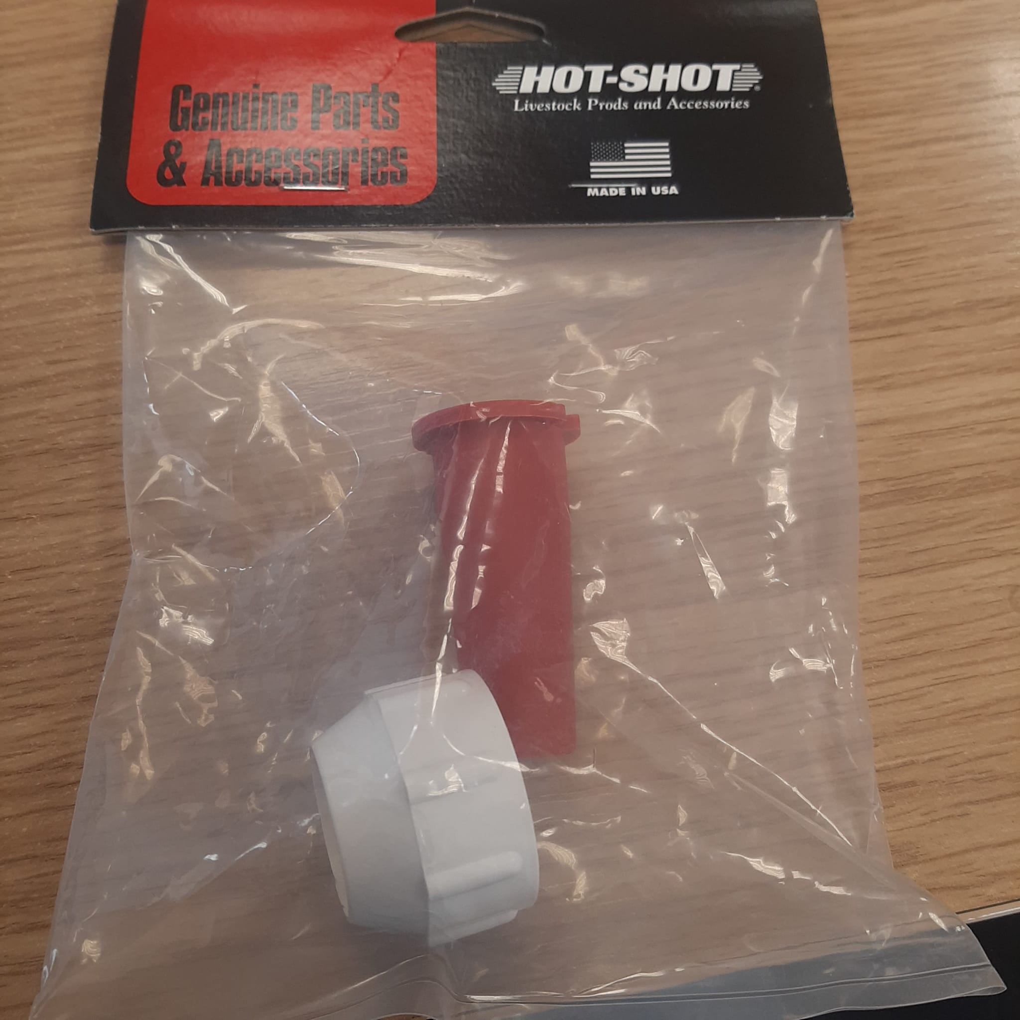 CONECTOR ALARGADOR HOT SHOT BLANCA Y ROJA