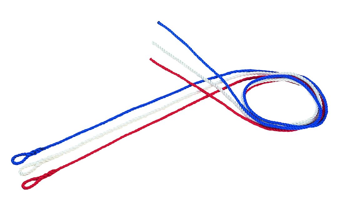 CORDA DE PARTO 2 M ( AZUL / VERMELHO ) 7 MM
