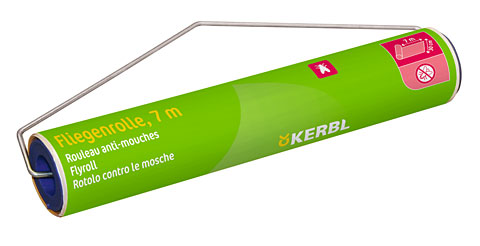 FAIXA PARA ARMADILHAS PARA MOSCAS 7 M. X 30 CM. COM SUPORTE