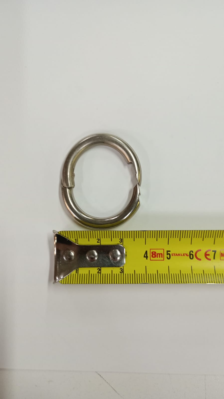 ARGOLA NASAL EM AÇO NIQUELADO PARA SUÍNOS 2