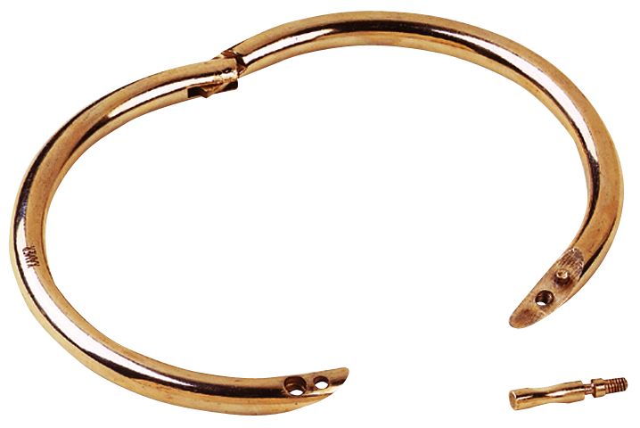 BRASS BOVINE NOSEBAND 52 CM