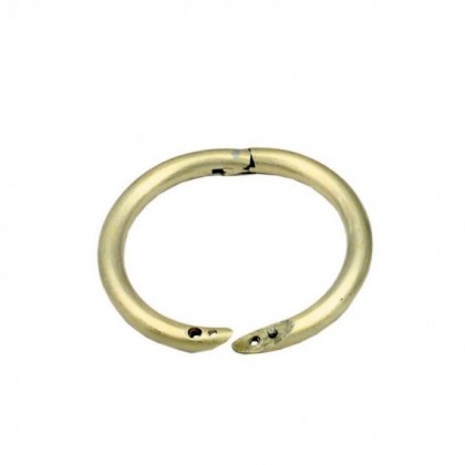 60 CM. BRASS COW NOSEBAND
