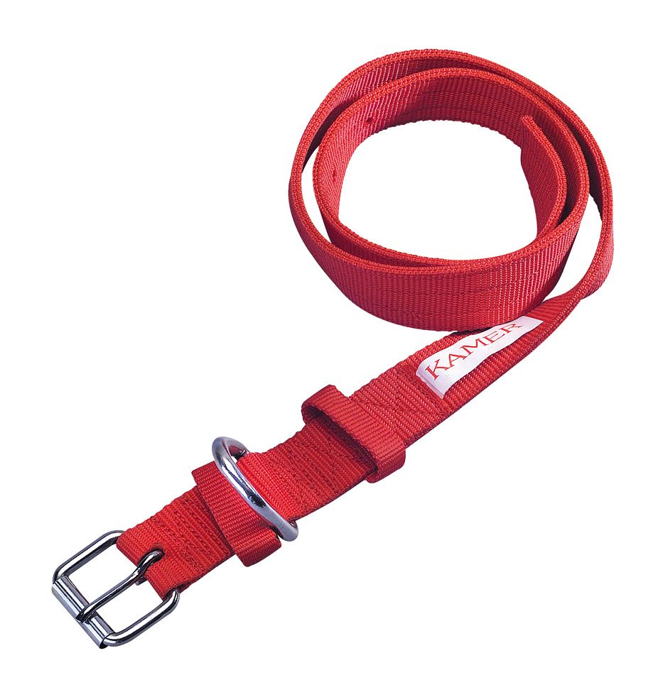 COLLAR VACAS NYLON ROJO