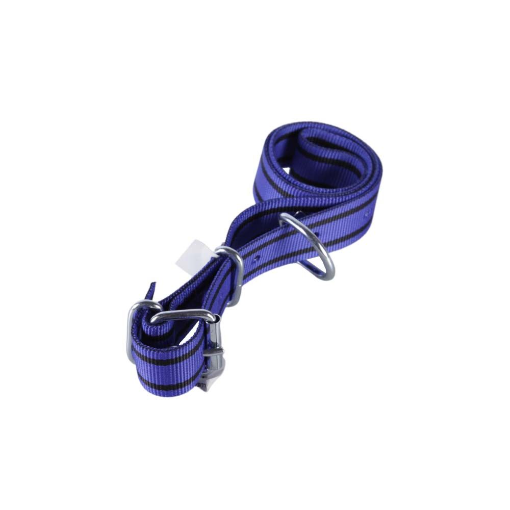 COLEIRA DE VACA EM NYLON AZUL