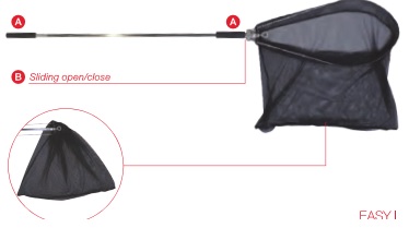 SALABRE AJUSTABLE CAPTURA PEQUEÑOS ANIMALES 150 CM