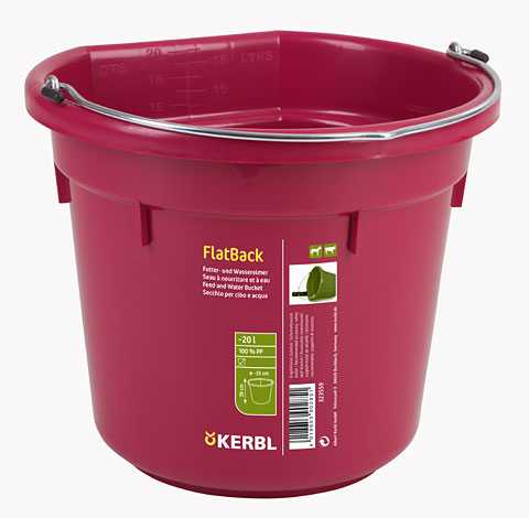 CUBO FLATBACK 20 LITROS ROSA
