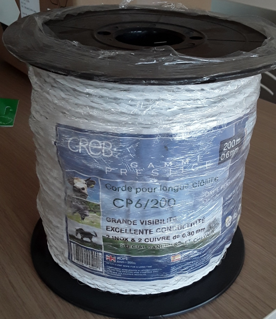 CABO CONDUTOR MISTO PRESTIGE (COBRE+AÇO INOXIDÁVEL) 200MT
