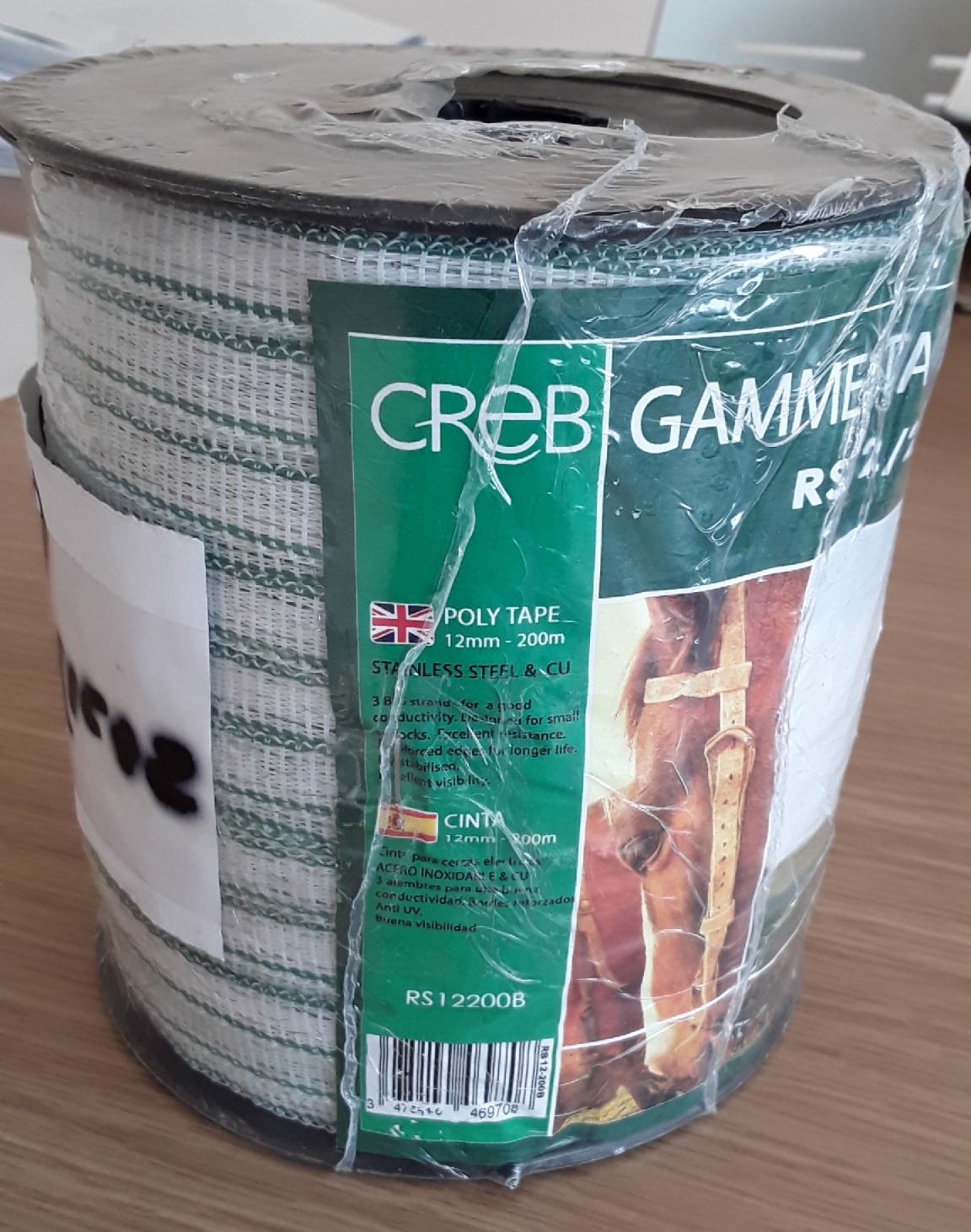 FITA CONDUTORA MISTA 12MM (COBRE+INOX) 200MTS 1