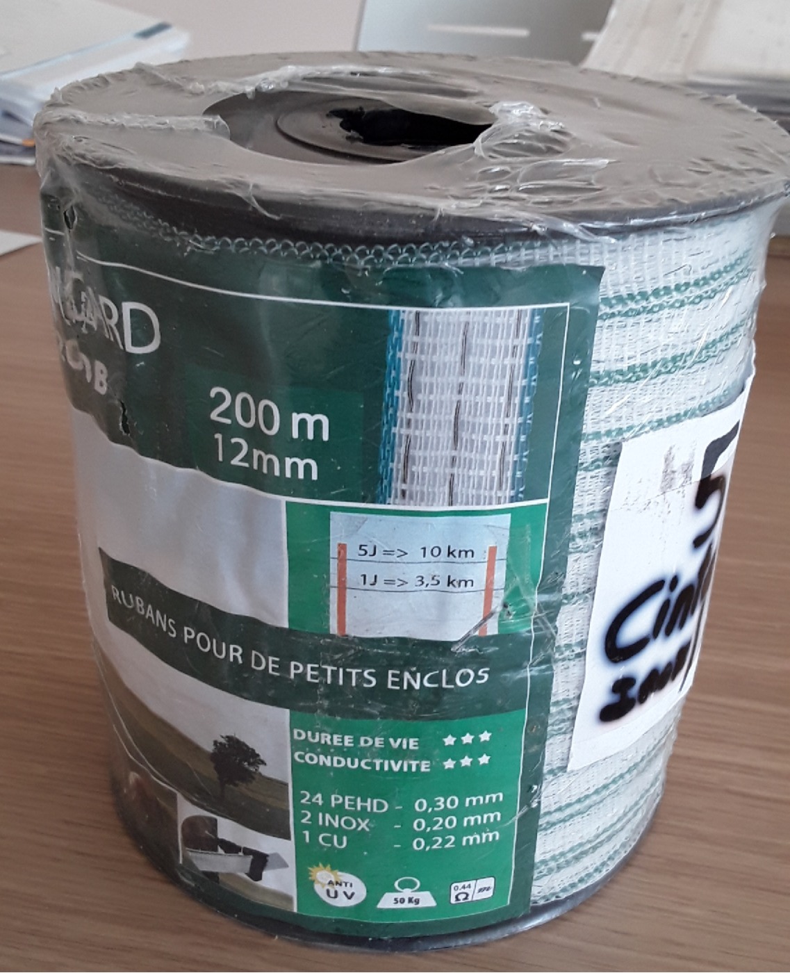 FITA CONDUTORA MISTA 12MM (COBRE+INOX) 200MTS 2