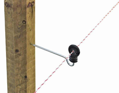 Isolador de madeira para fios de 22 cm para fios 1