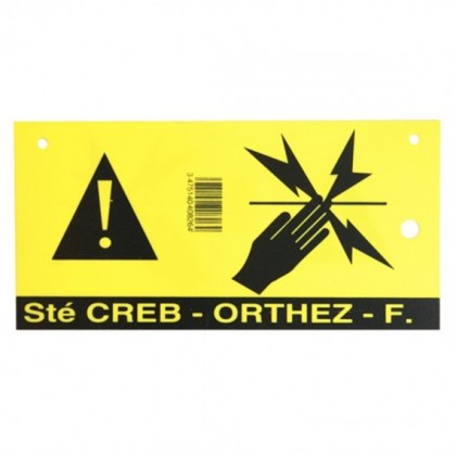 PLASTIC INDICATOR SIGN