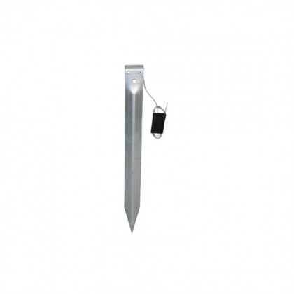 PIQUETA GALVANIZADA C/CABLE 42CMS