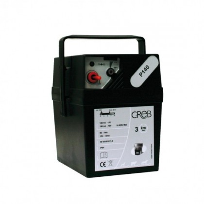 PASTOR PORTÁTIL P140 ( BATERIA DE 9V / BATERIA DE 12V )