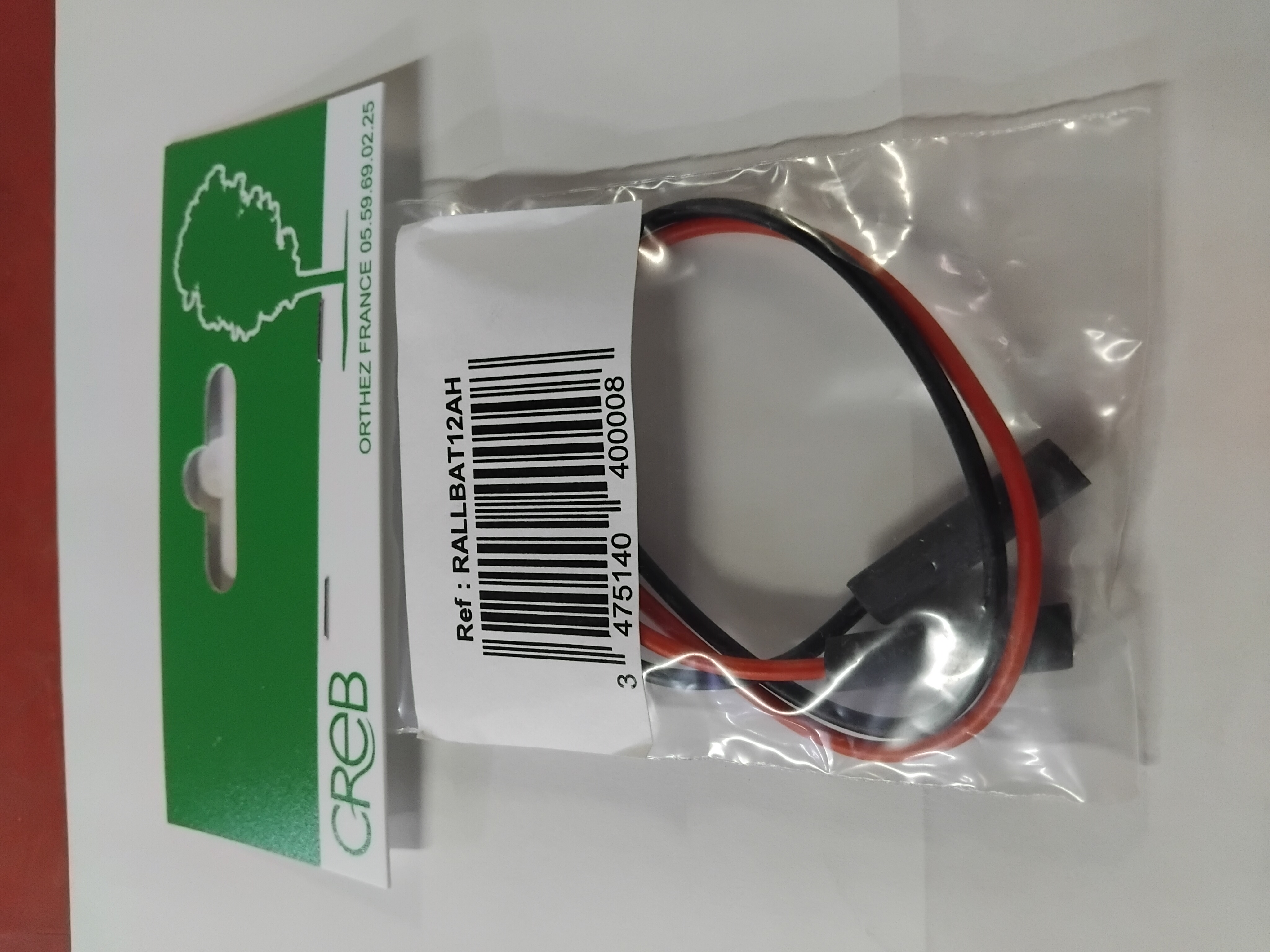 FLAT TERMINAL BATTERY CONNECTION CABLE