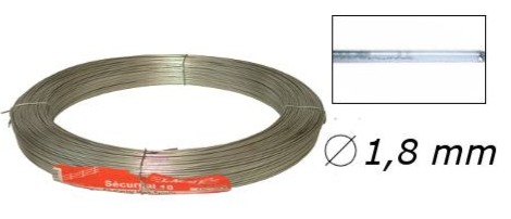 CABO DE AÇO GALVANIZADO DIAM.1.8 X 1300MTS (25KGS)