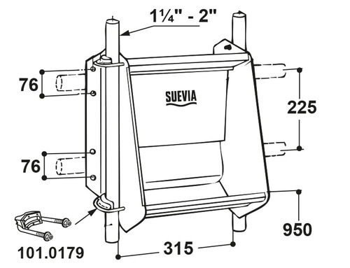CALHA RECTANGULAR SUEVIA MOD. 211 3