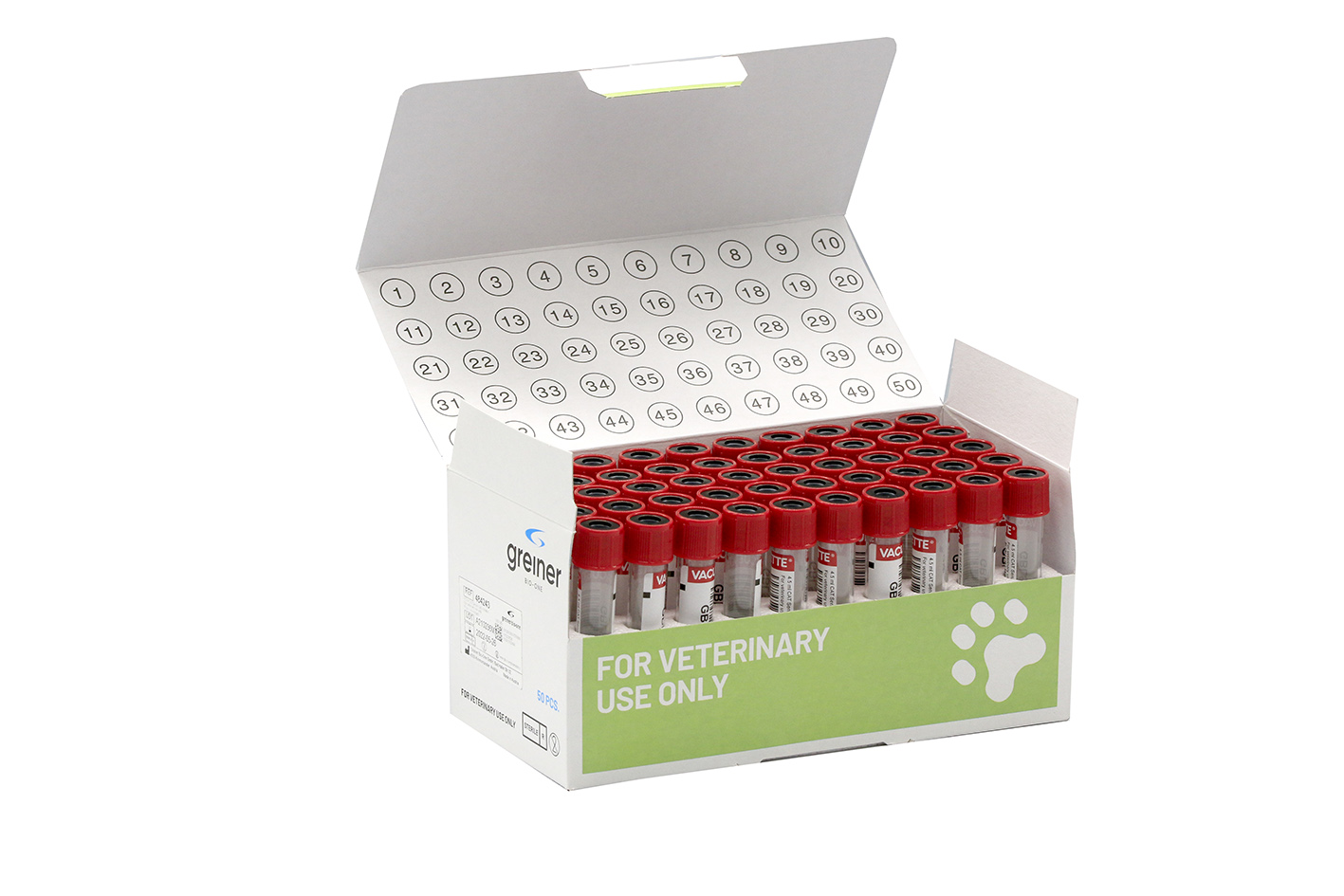 TUBO DE VÁCUO 4,5 ML. 50 UNI.