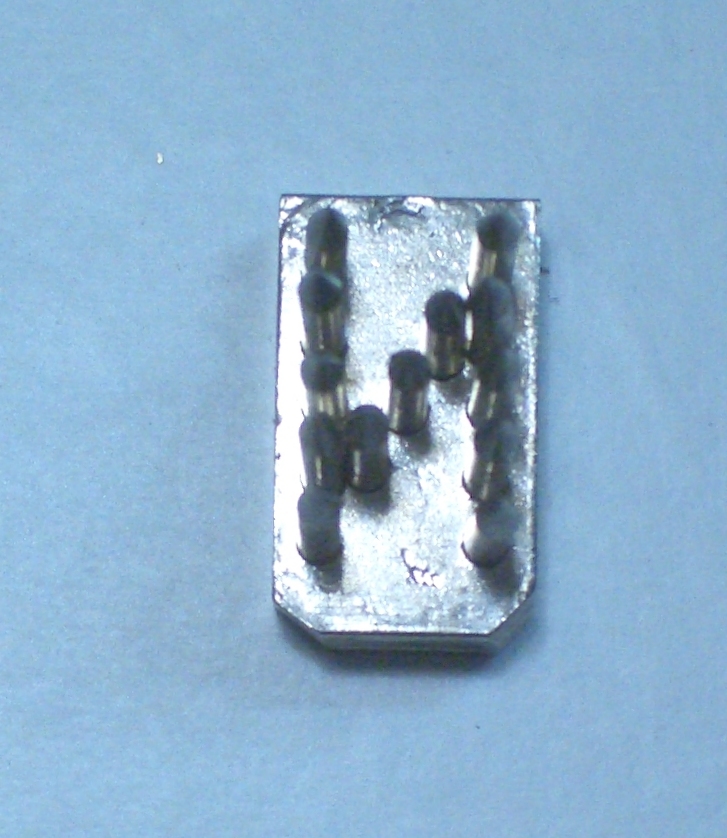 CARTA "N" DE 8mm.