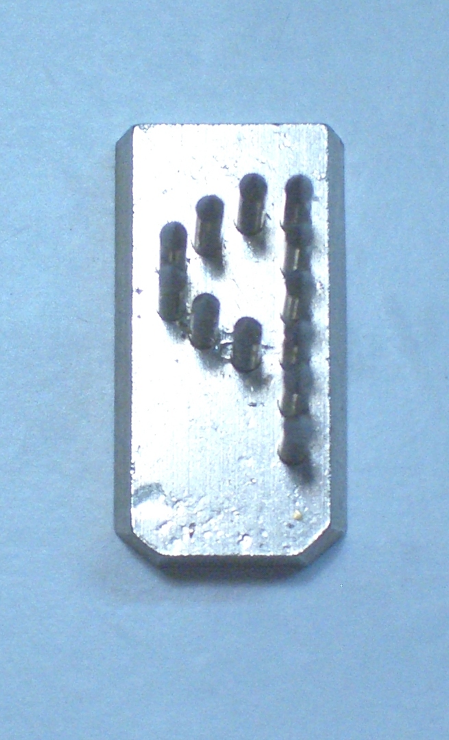 Letra "P" DE 10 mm.