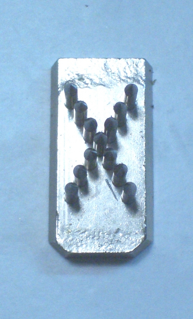 Letra "X" DE 10 mm.