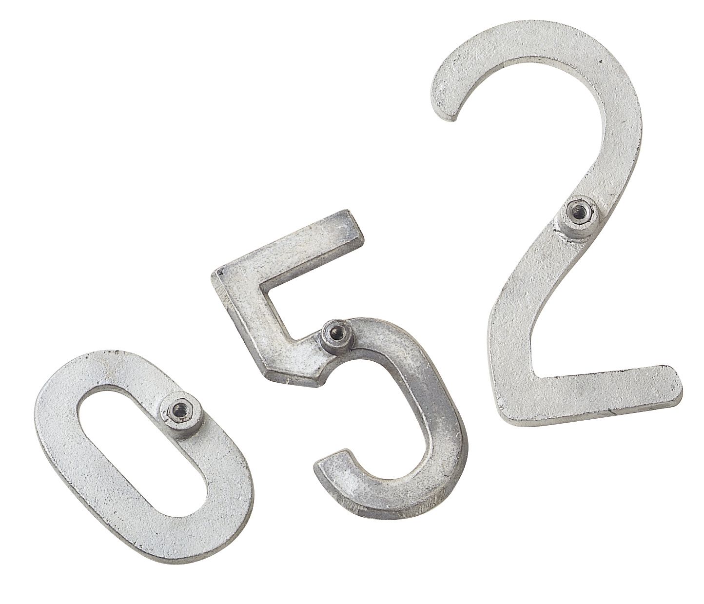 NÚMERO DE ALUMÍNIO SOLTO 6 CM
