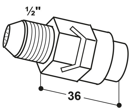 CALHA DE ASPERSÃO MOD. 530 1