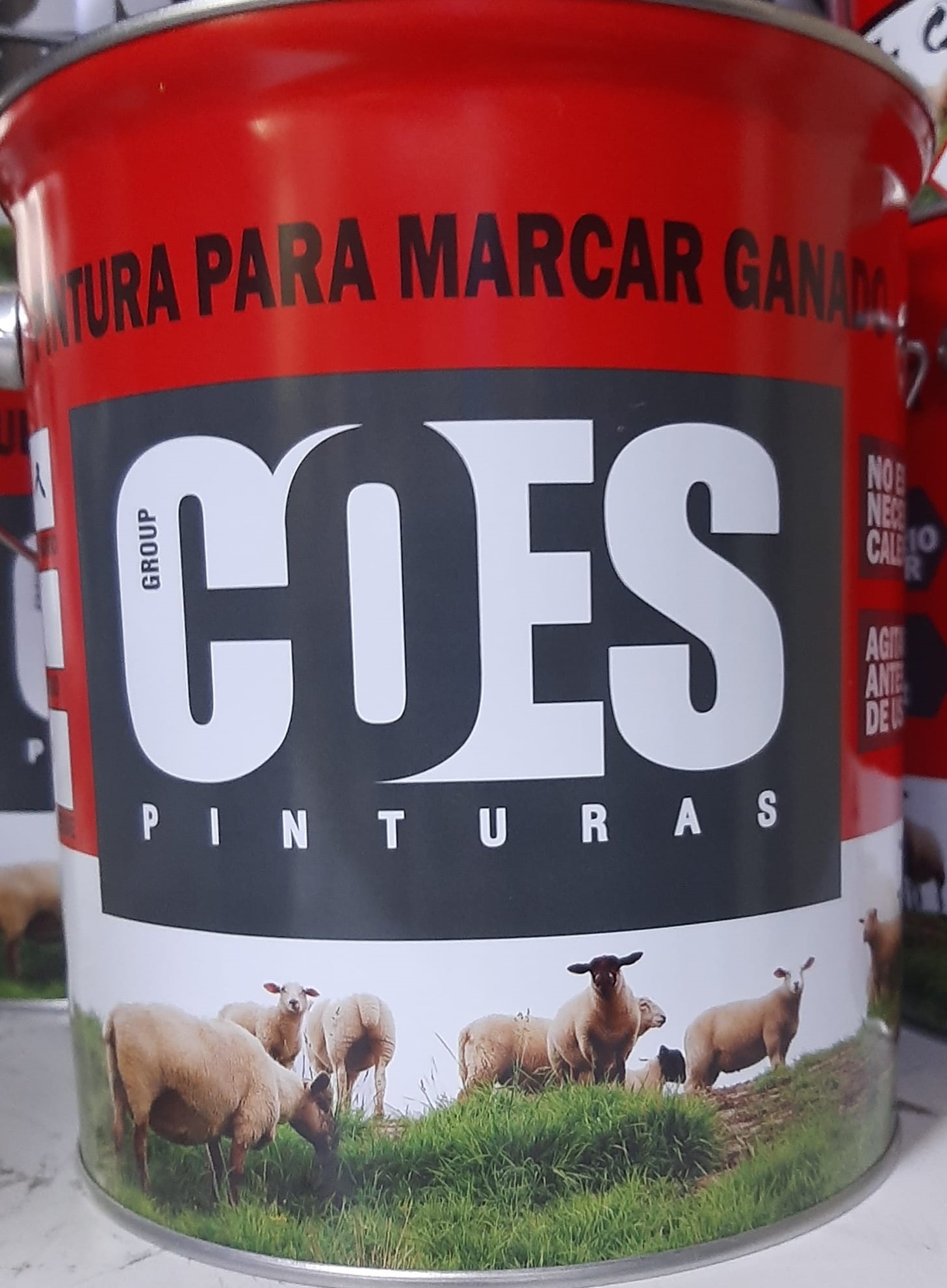 TINTA DE LÃ PRETA 5 KGS.