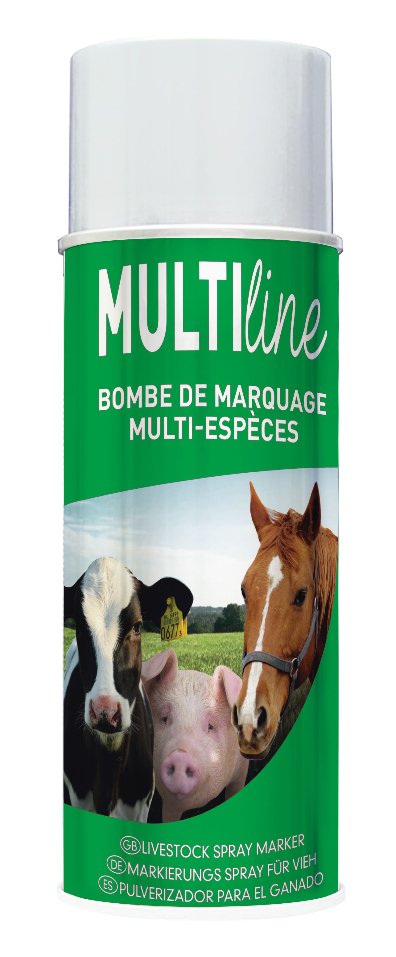 SPRAY MULTILINE VERDE 500 ML.        