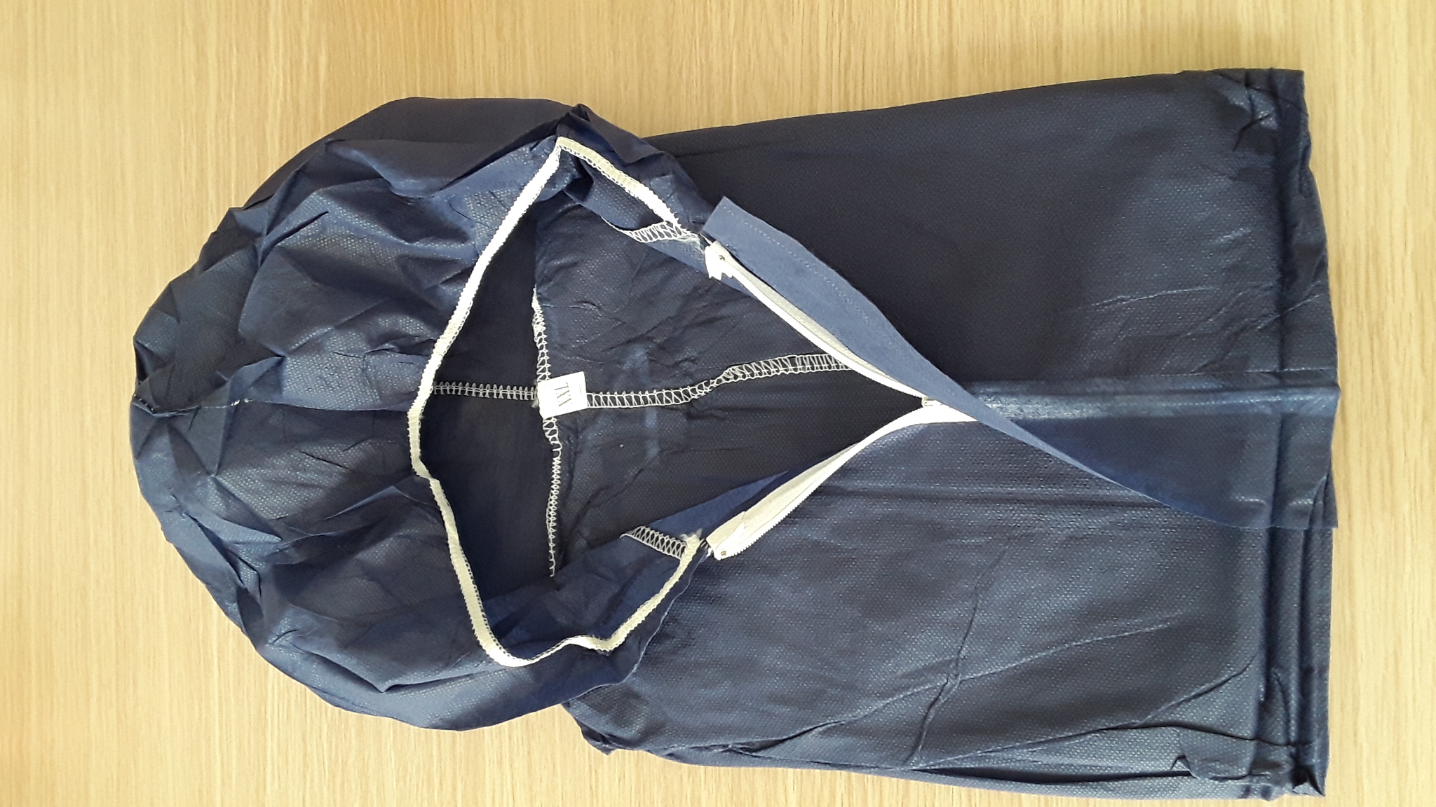 CASACO AZUL COM CAPUZ 40gr/m2 TAMANHO XXL 1