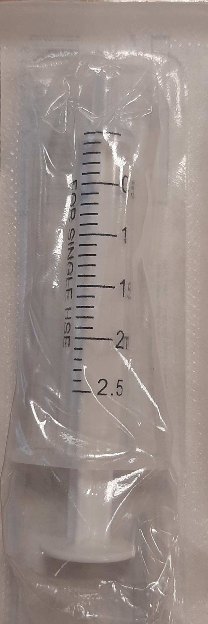 JERINGA DESECHABLE 2 CUERPOS 2 CC. 100 UNI.